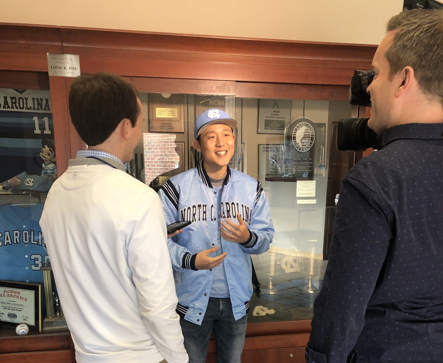 UNC Baseball Fan Travels From Thailand, Throws Out First Pitch