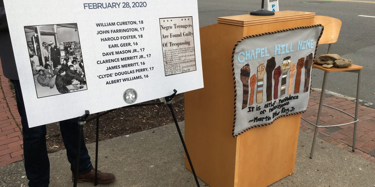 Chapel Hill 9 History Commemorated on Franklin Street