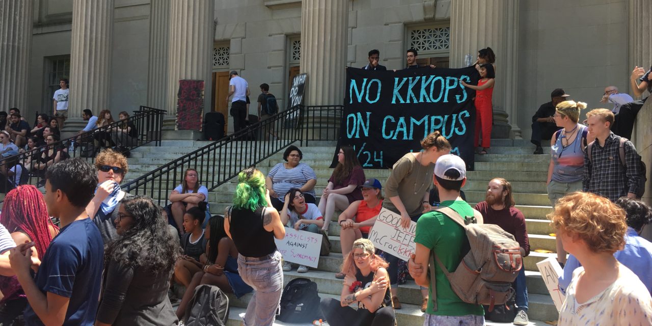 Large Student Rally Asks for Changes of UNC Campus Police