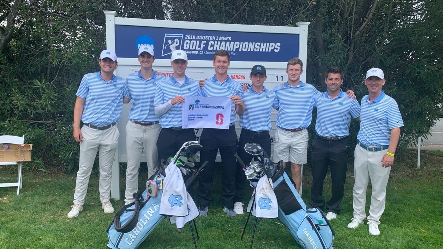 Men's Golf UNC Ties for Second at NCAA Stanford Regional, Advances to