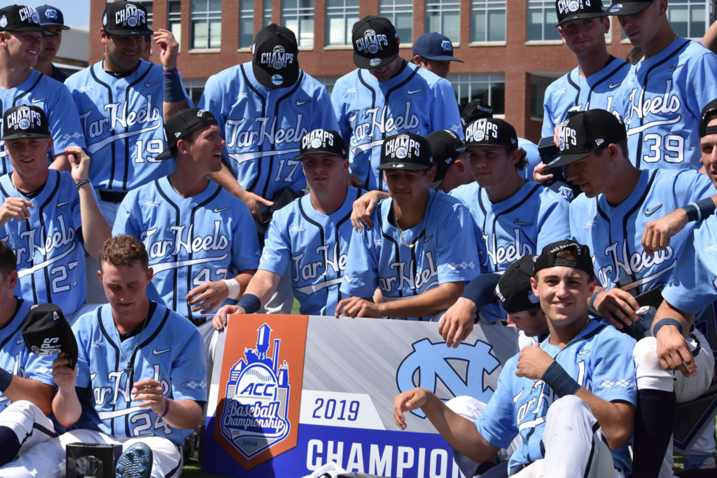 ACC Baseball Championship UNC Celebration