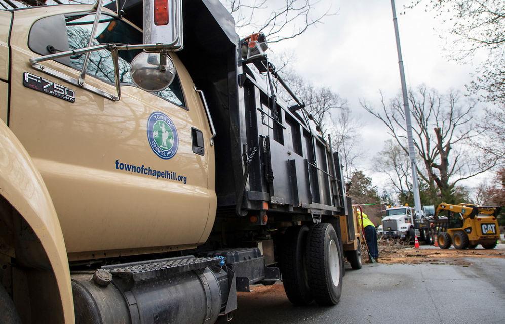Chapel Hill to Take Holiday Trees with Regular Yard Waste Collection