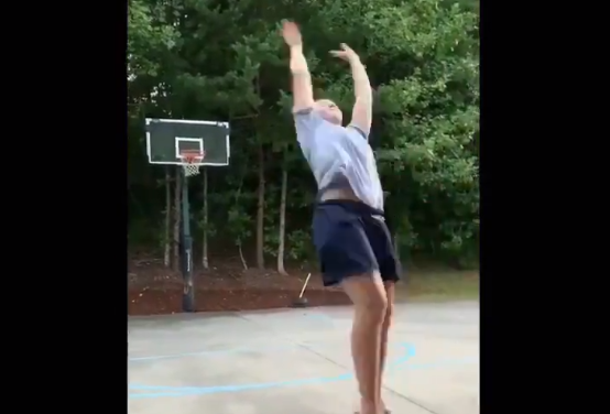 UNC’s Leah Church Goes Viral with Backwards Basketball Trick Shot
