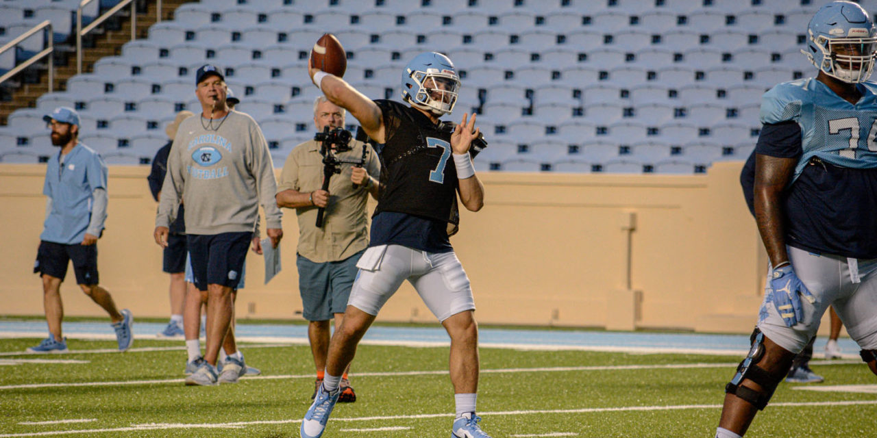 Consistency, Poise Earned Sam Howell First-Team Snaps, Say UNC Teammates