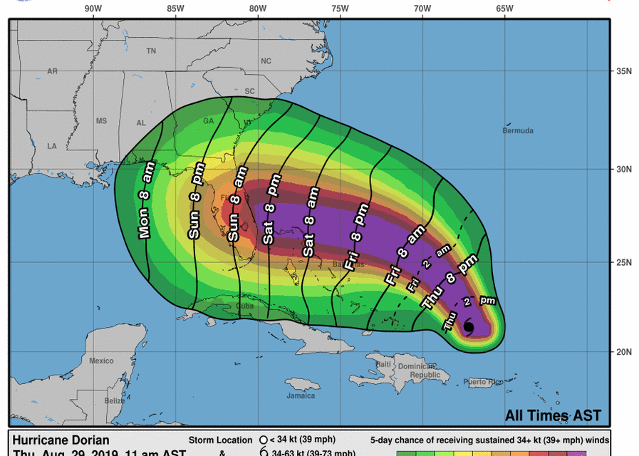 ‘A Big Deal’: Florida Braces for Hurricane Dorian