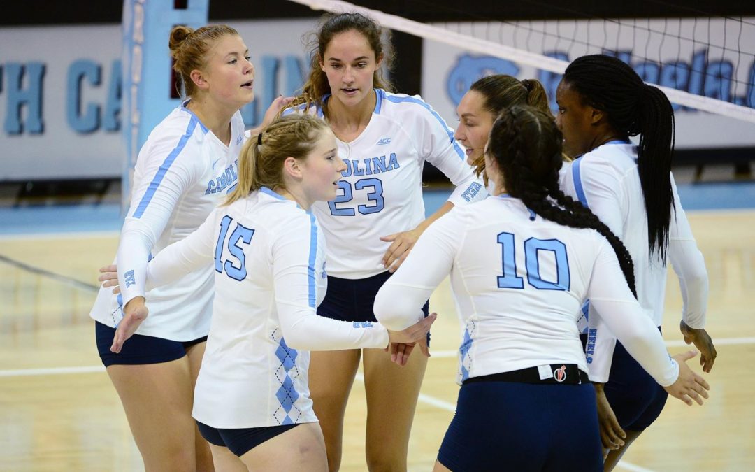 VCU Edges Past UNC Volleyball