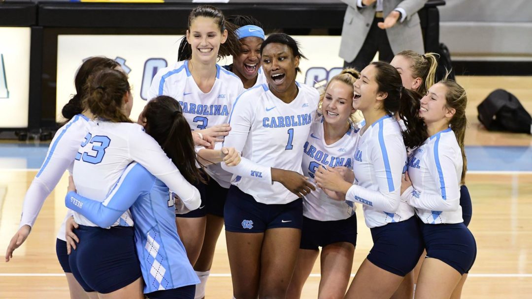 UNC Volleyball Cruises to Victory Over Miami