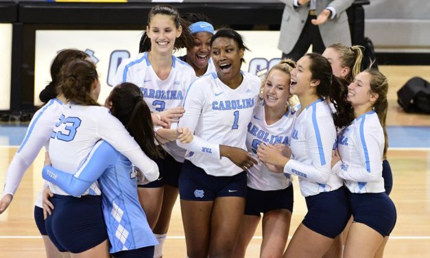 UNC Volleyball Cruises to Victory Over Miami