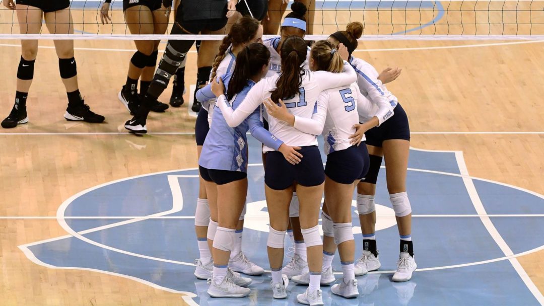 UNC Volleyball Has Win Streak Snapped Against No. 3 Pittsburgh