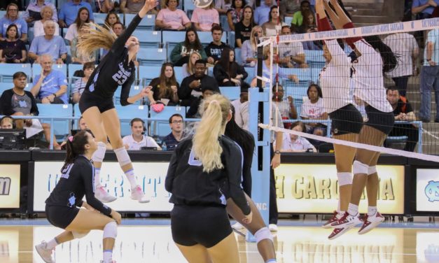 UNC Volleyball Stays Hot With 3-0 Sweep Over Boston College