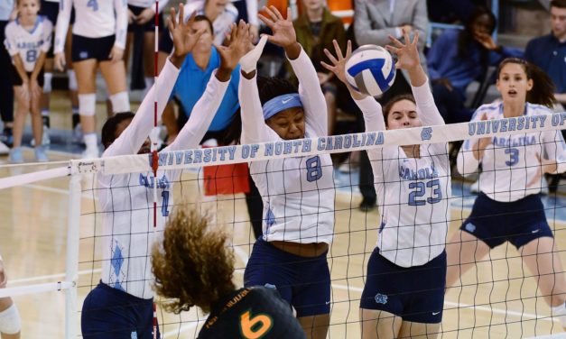 Defense Propels UNC Volleyball to Sweep Over Clemson