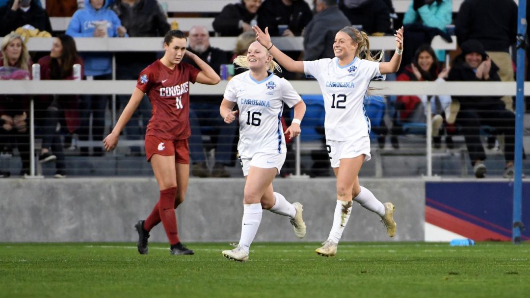 NCAA Women's College Cup No. 2 UNC Rallies to Top Washington State