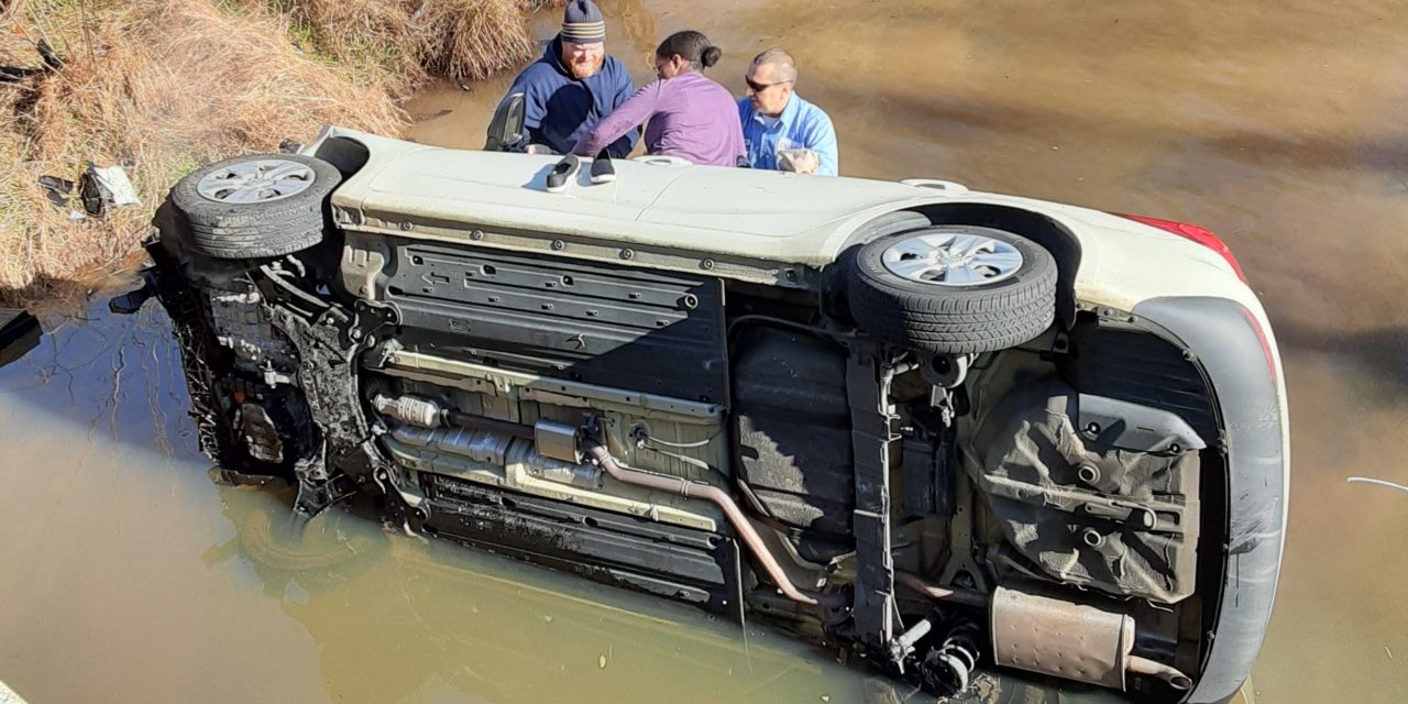 OWASA Employees Rescue Woman, Child From Wrecked Car