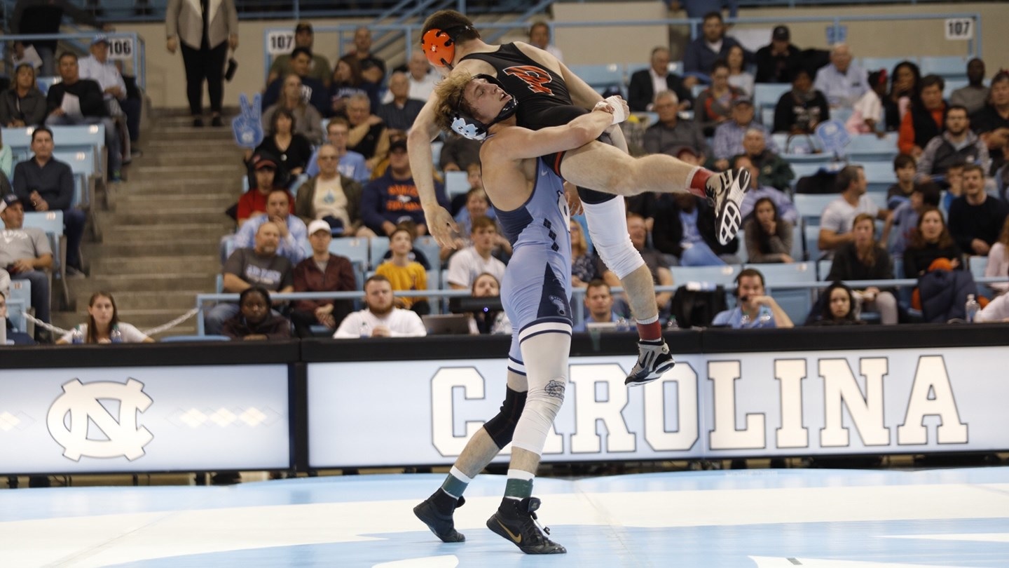 No. 17 UNC Wrestling Defeats No. 12 Princeton - Chapelboro.com