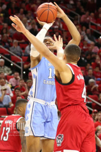 unc nc brooks garrison state victory lifts leading win monday did team its over