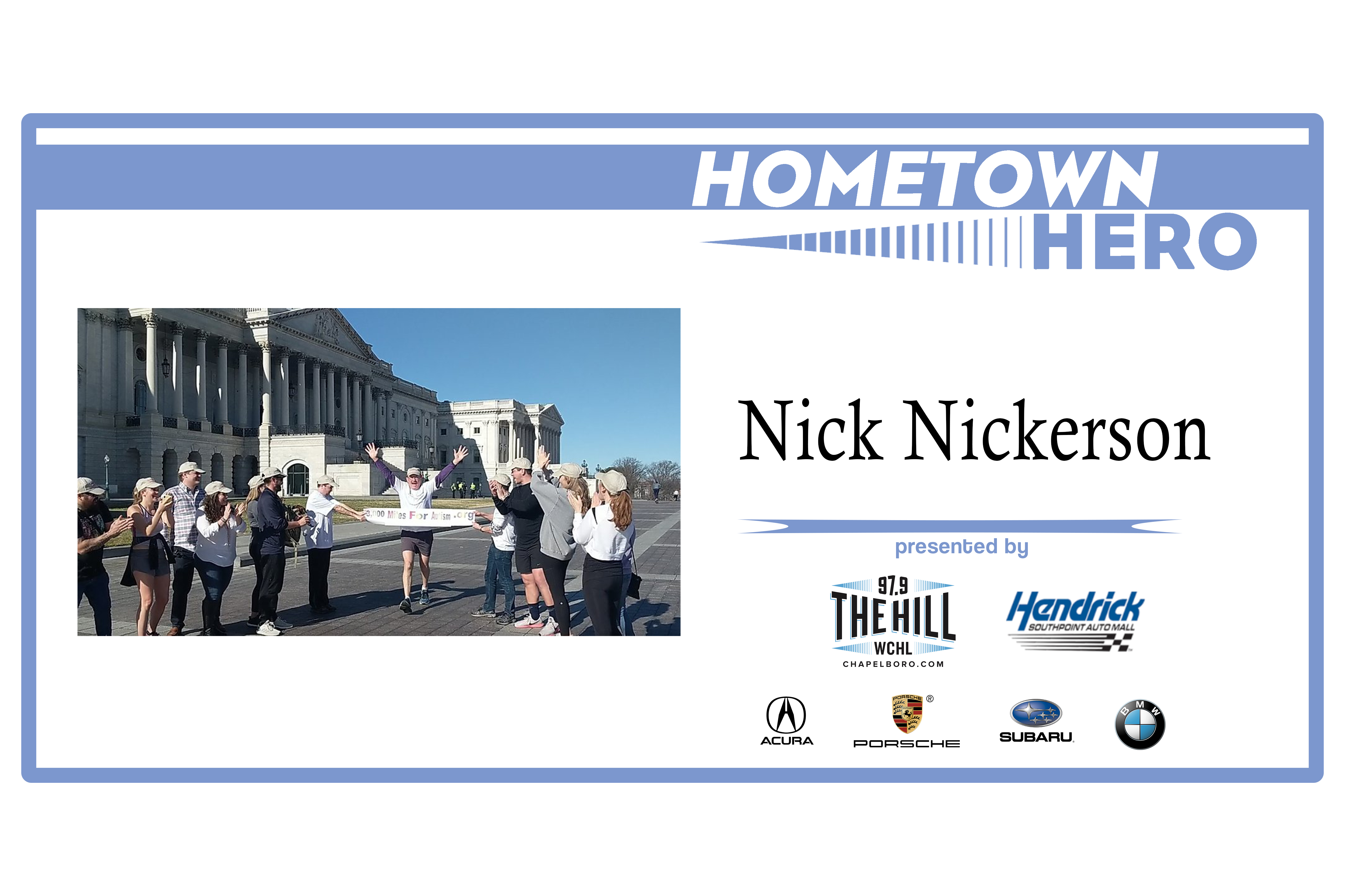 Hometown Hero: Nick Nickerson from Chapel Hill