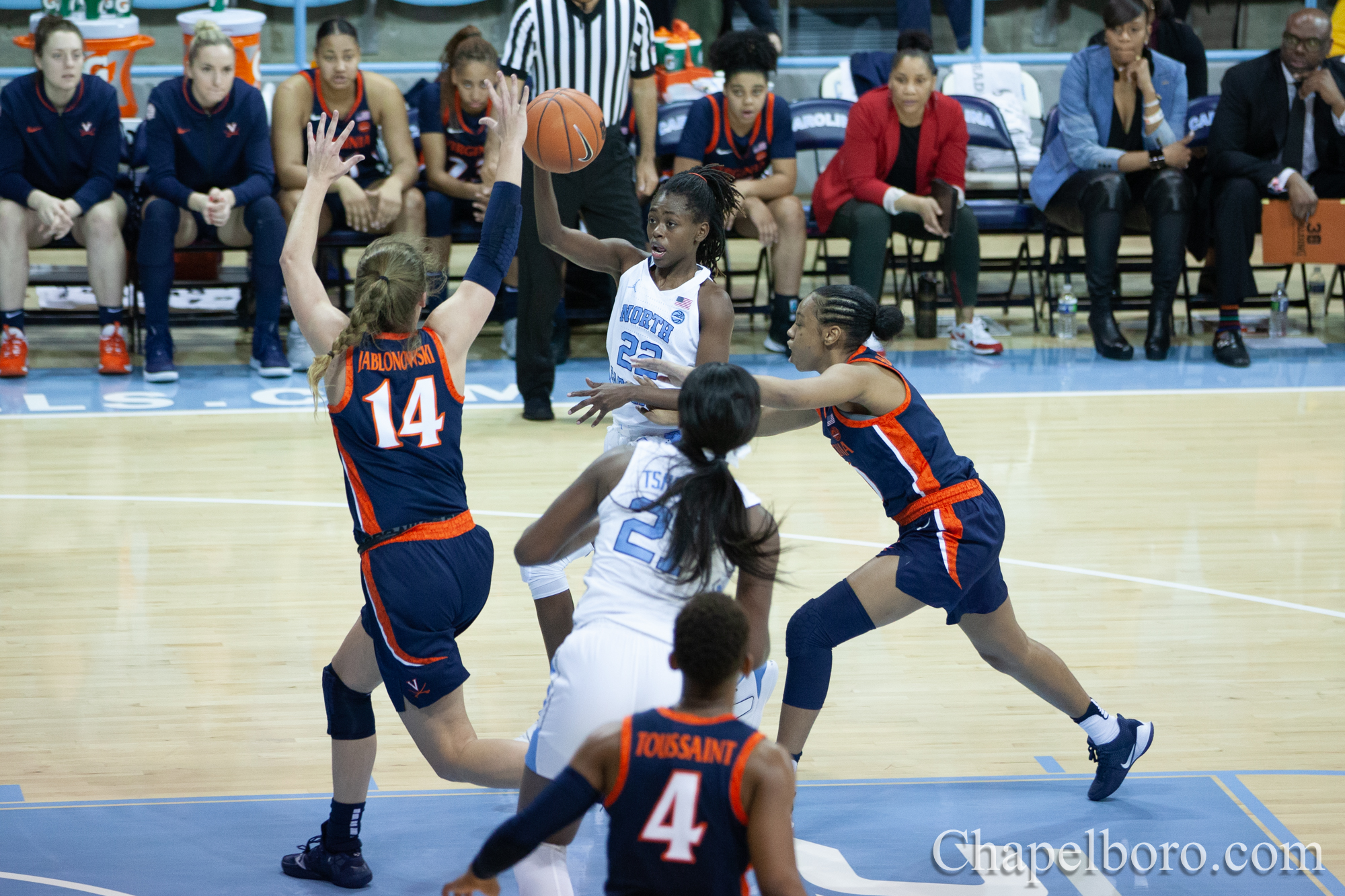 UNC Women's Basketball Takes Down Virginia - Chapelboro.com