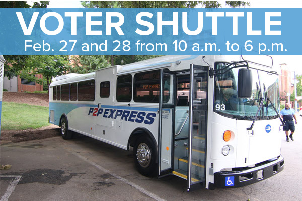 UNC Transportation Helping Shuttle Students to Early Voting Sites