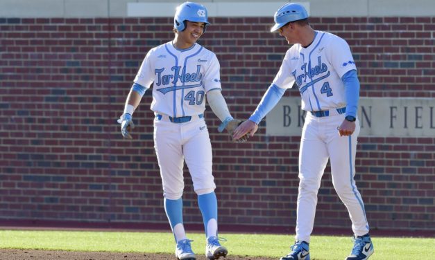 UNC Baseball Explodes For Eight Runs in Seventh Inning in Victory Over UNCG