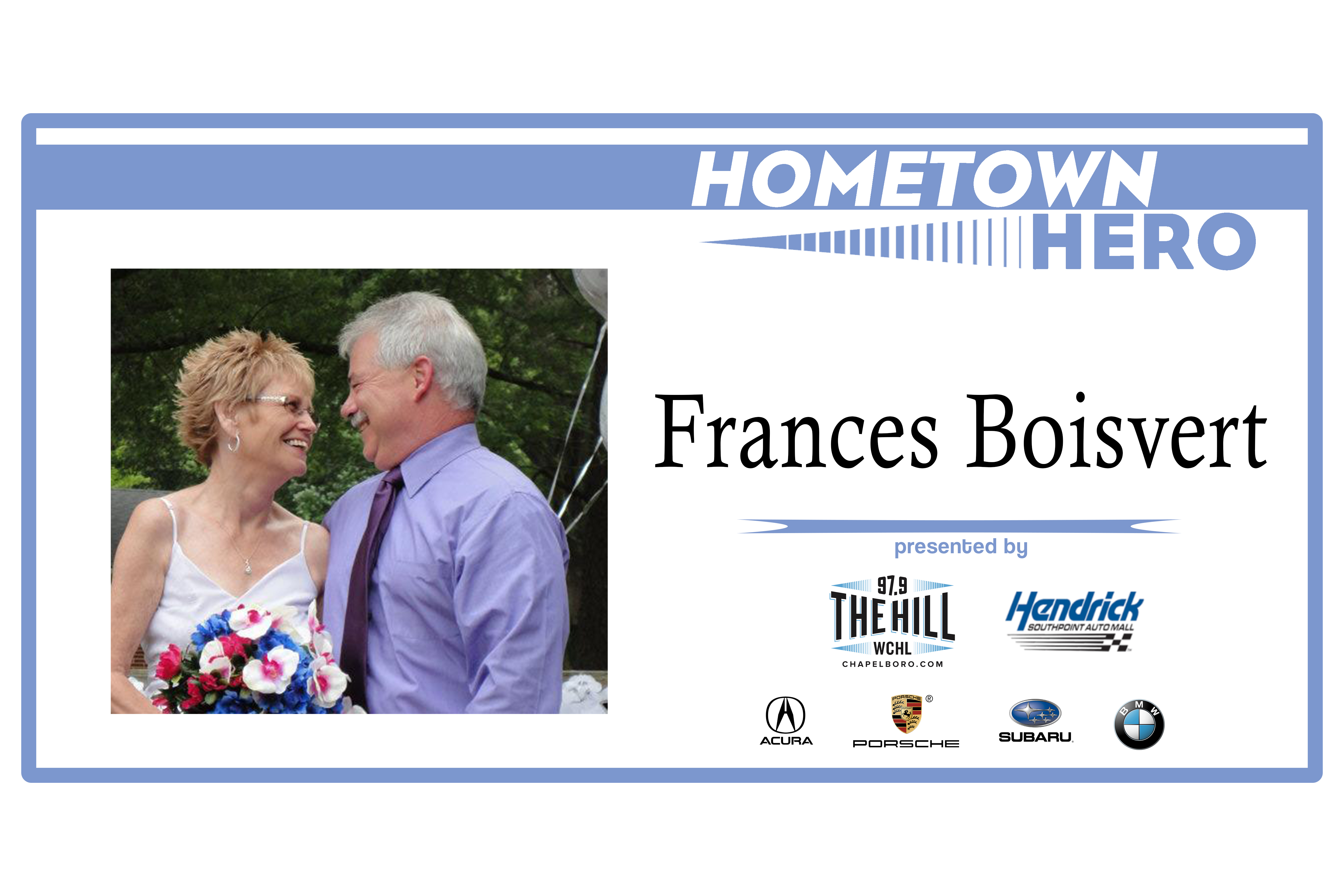 Hometown Hero: Frances Boisvert from Hillsborough