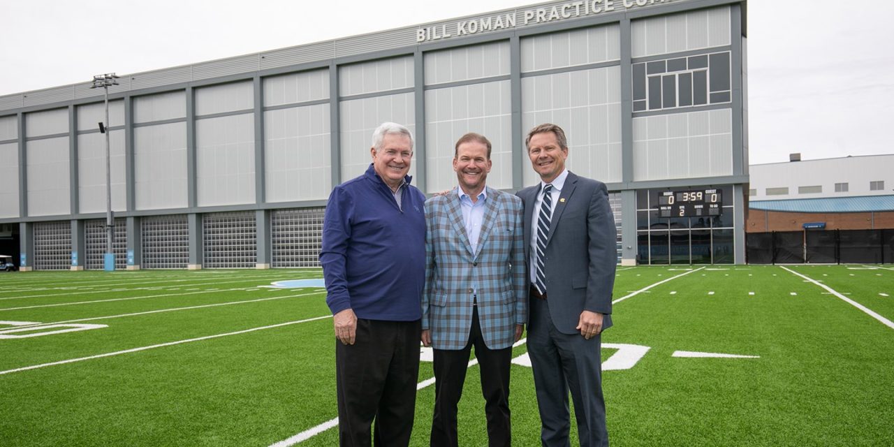 UNC Football Practice Facility Named After Bill Koman Following $15 Million Gift