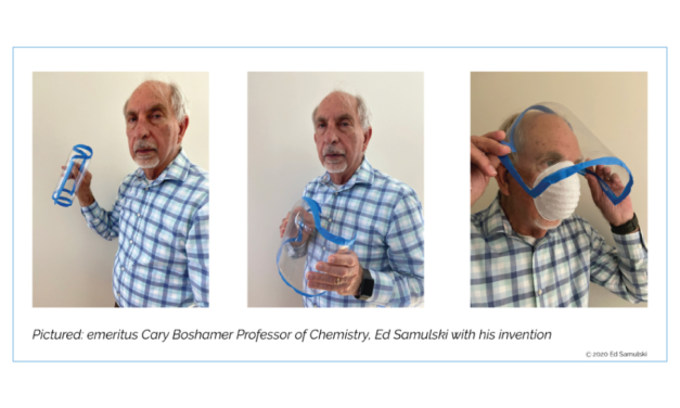 UNC Chemistry Scholar Shows You How to Make a DIY Emergency Face Shield