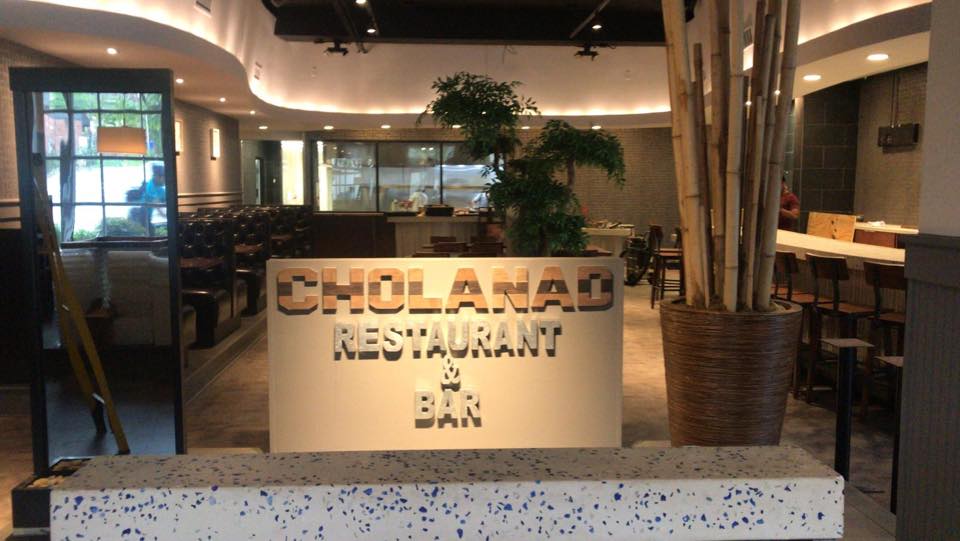 Cholanad Restaurant & Bar on Franklin Street Moves Locations