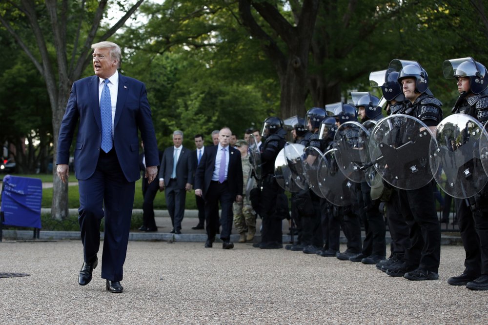 Tear Gas, Threats for Protesters Before Trump Visits Church