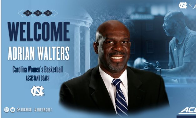 Adrian Walters Hired as UNC Women’s Basketball Assistant Coach