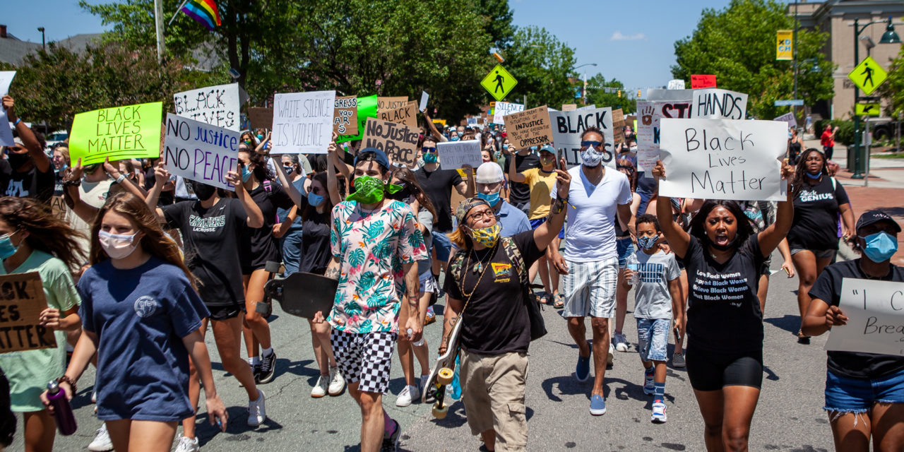 Protestors in Chapel Hill Call for Fair Treatment of Black Americans