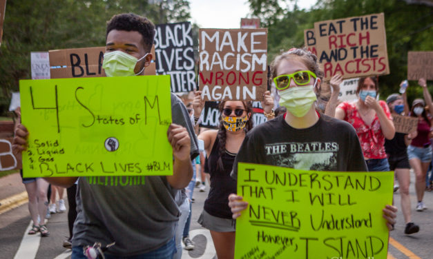 Hundreds Turn Out in Hillsborough to Protest George Floyd’s Death
