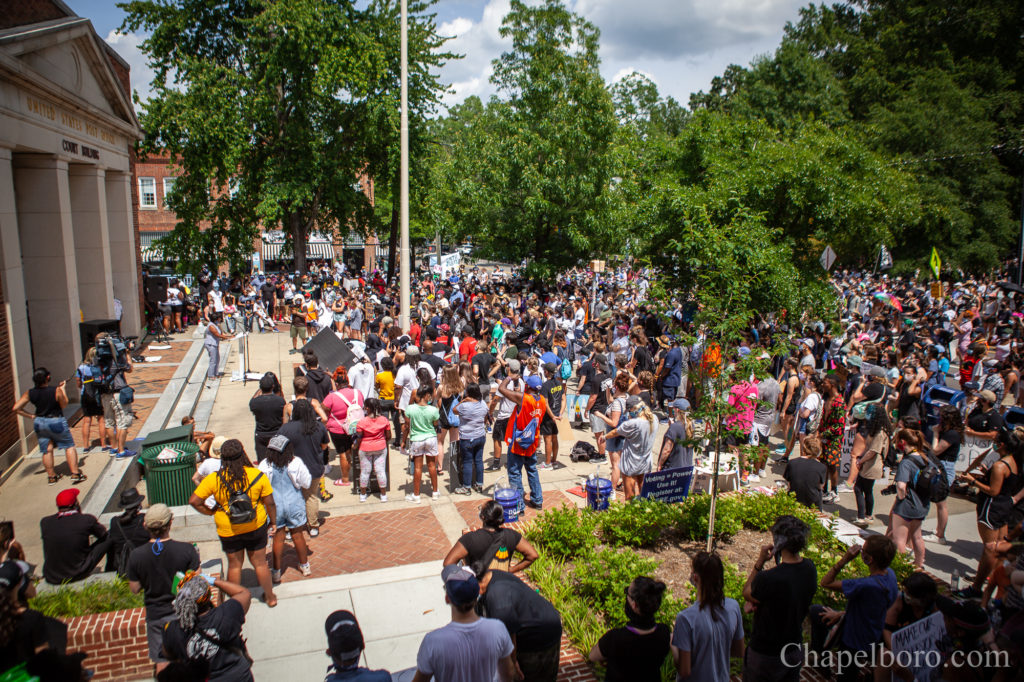 Photo Gallery: Protesters Kneel in Chapel Hill, Gather at Peace and ...