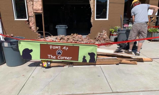 Hillsborough Storefront Damaged by Vehicle; No Injuries Reported