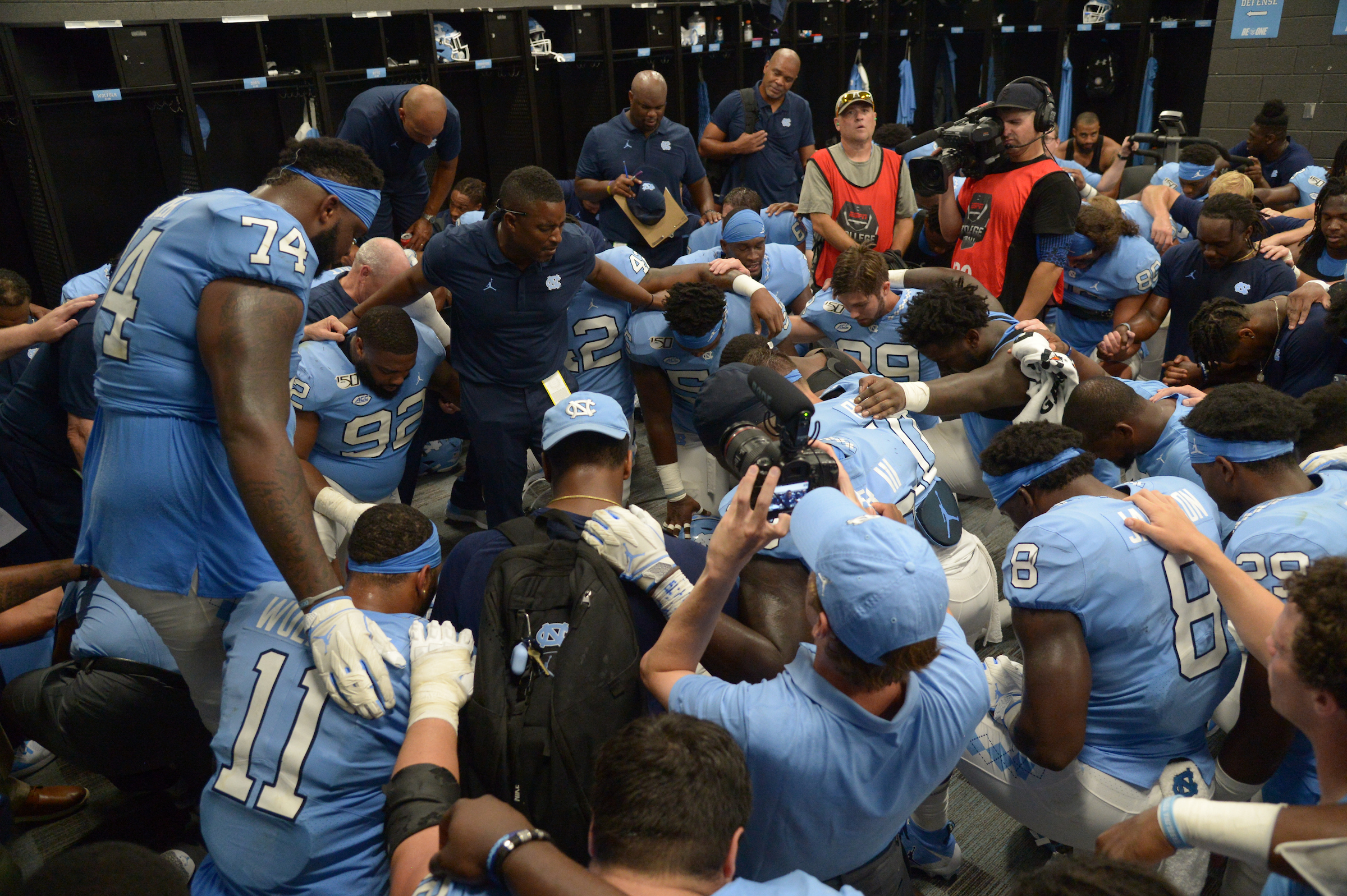 UNC Football Chaplain Mitch Mason Battling Nervous System Issue