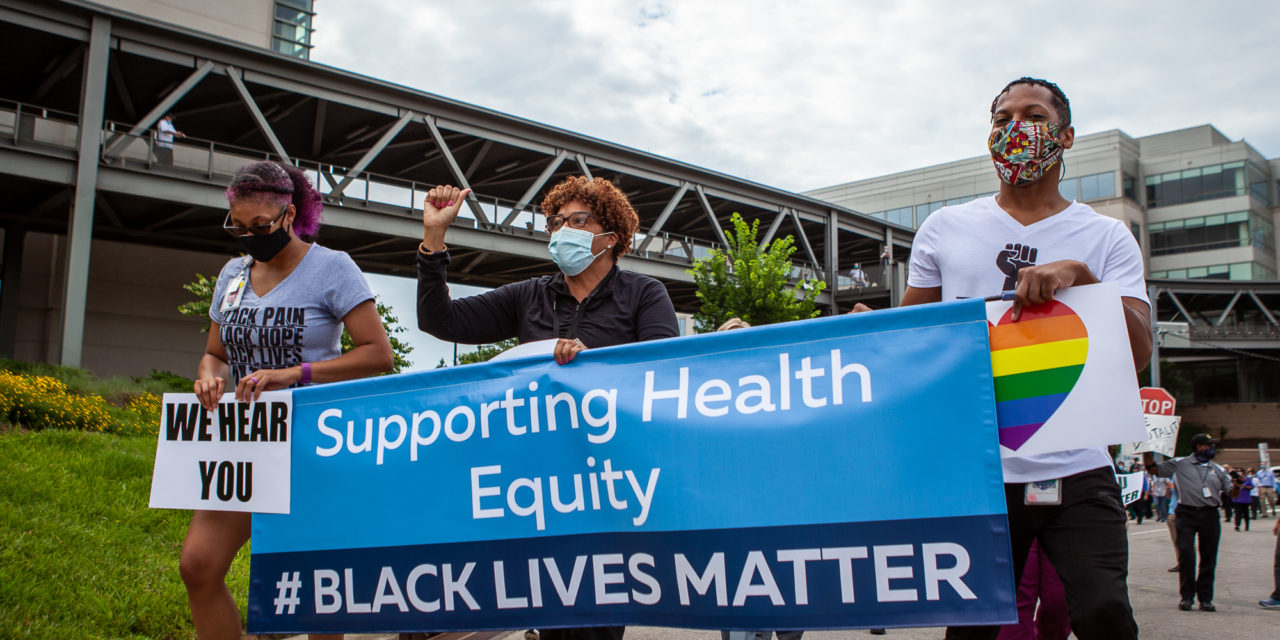 UNC Health Workers March to Show ‘Commitment to Fighting Health Inequities’