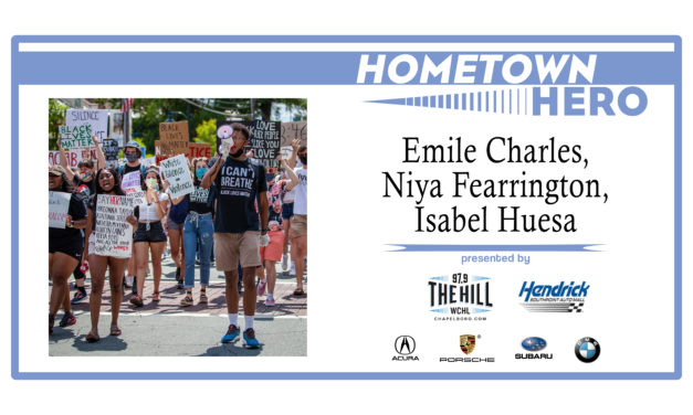 Hometown Heroes: Emile Charles, Isabel Huesa and Niya Fearrington