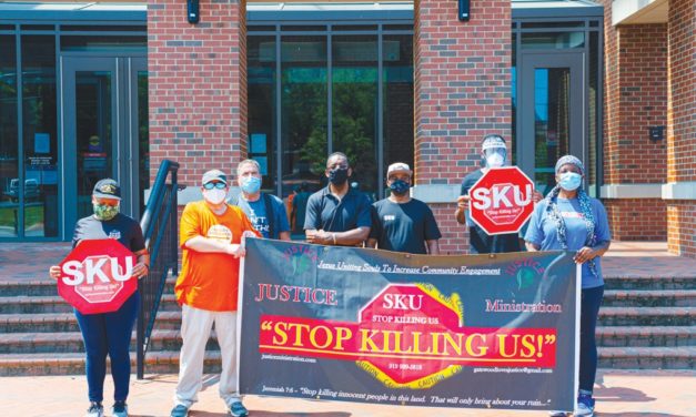 ‘Stop Killing Us’ Group Organizes at Chatham County Justice Center, Denounces White Supremacy