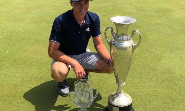Men’s Golf: UNC Freshman Sets Record on Way to Victory at Amateur Championship