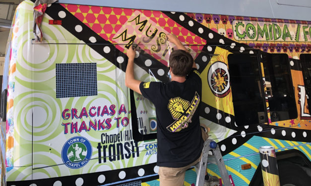 Chapel Hill Transit Unveils Latinx Pride Bus