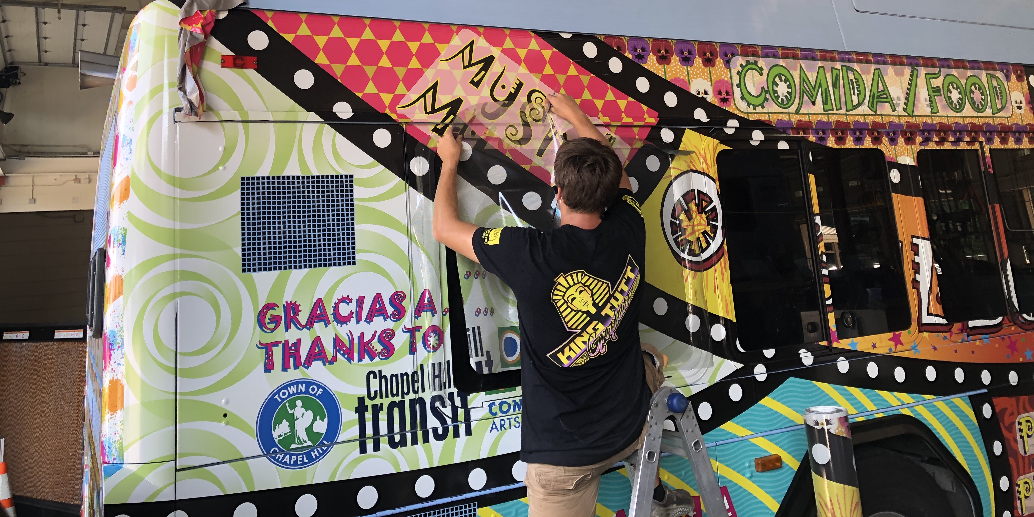 Chapel Hill Transit Unveils Latinx Pride Bus