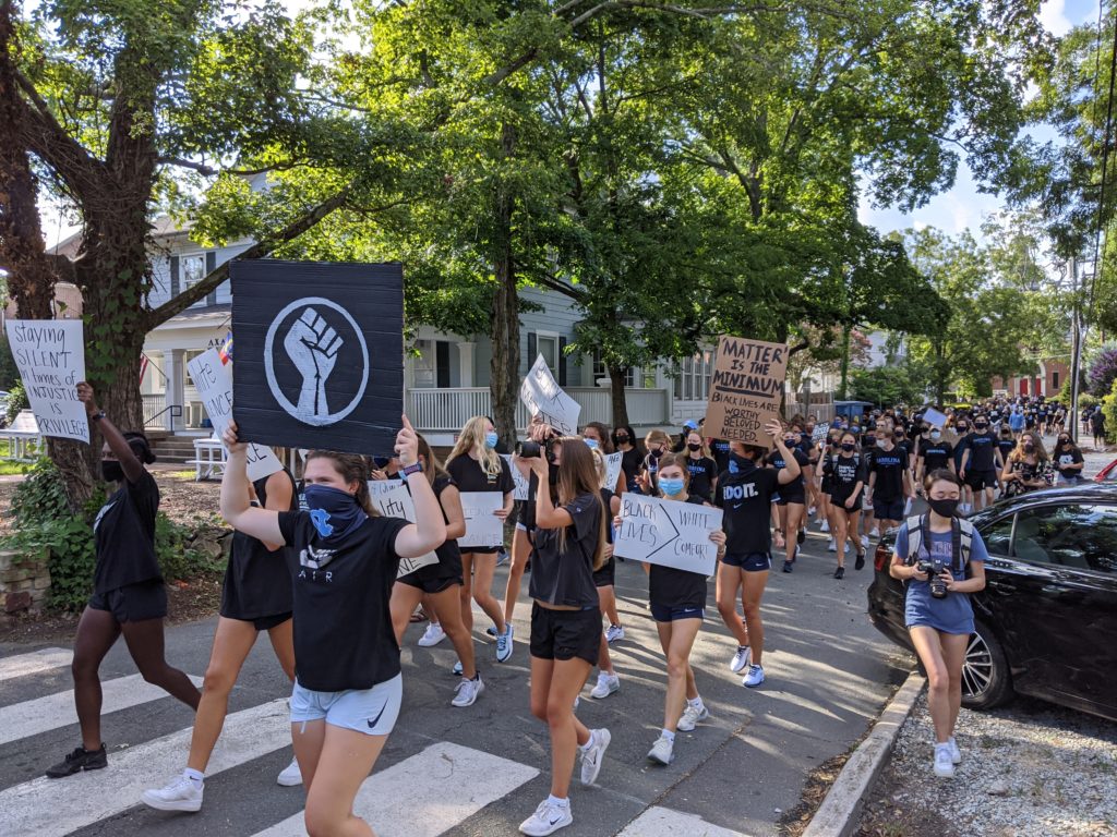“We’re Not Just Entertainment”: UNC Student-Athletes March Against Racial Injustice