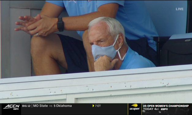 Roy Williams Among the Few in Attendance at UNC Football Season Opener