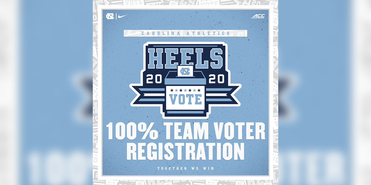 UNC Working to Get All Athletes Registered to Vote by Friday’s Deadline