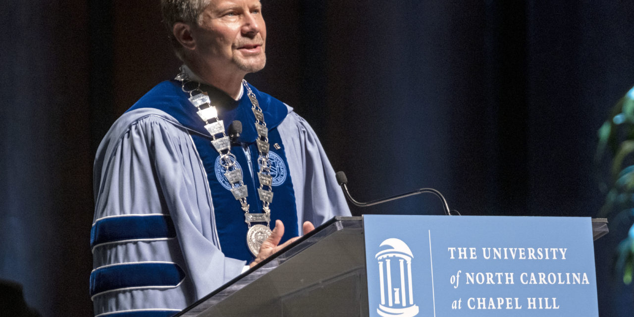 UNC Chancellor Guskiewicz Promises Collaboration, Consultation at Installation Ceremony