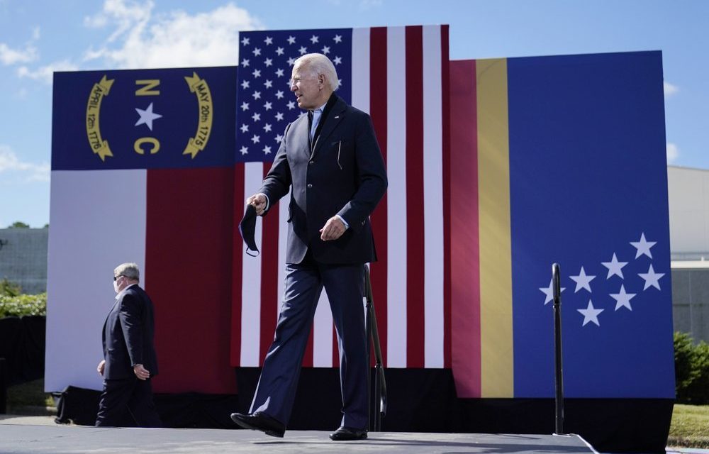 Trump, Biden Go on Offense in States They’re Trying to Flip