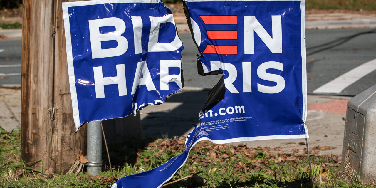 Community Members Report Political Signs Being Damaged, Stolen