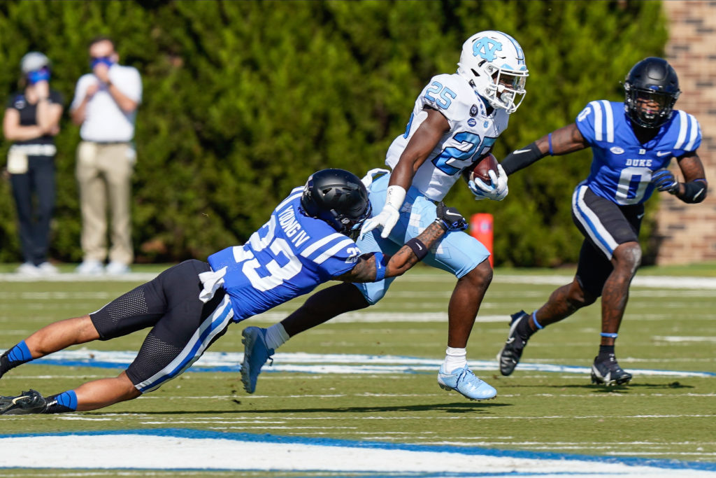 Victory Bell Remains in Chapel Hill as UNC Strikes Early and Often in Blowout Win Over Duke