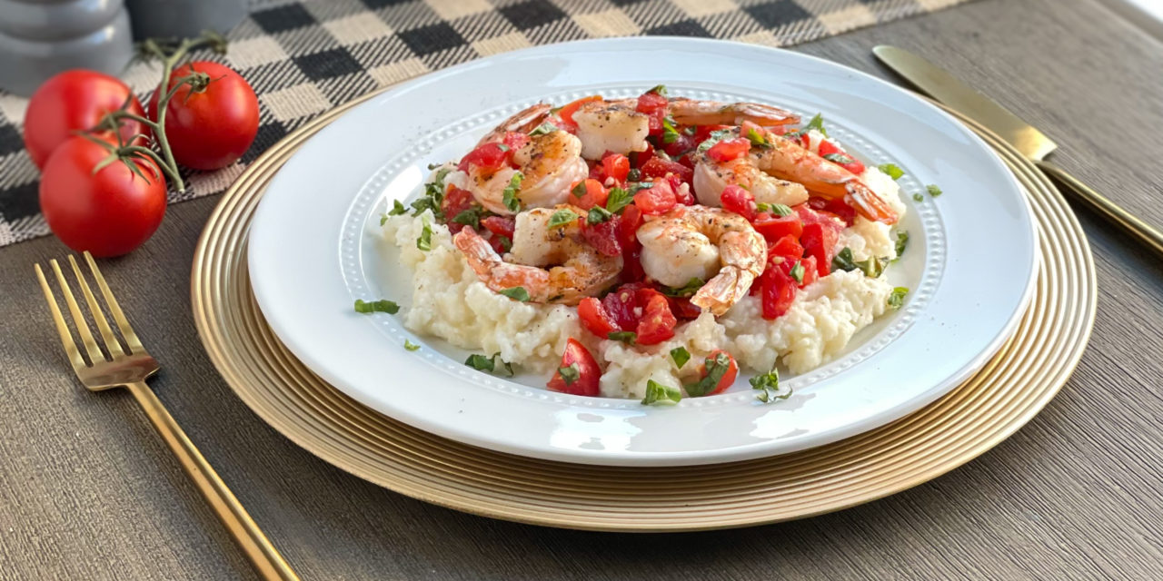 Make It Snappy: Bruschetta Parmesan Shrimp and Grits