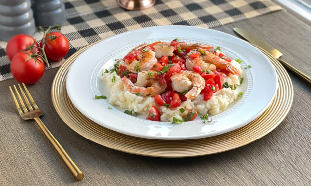 Make It Snappy: Bruschetta Parmesan Shrimp and Grits