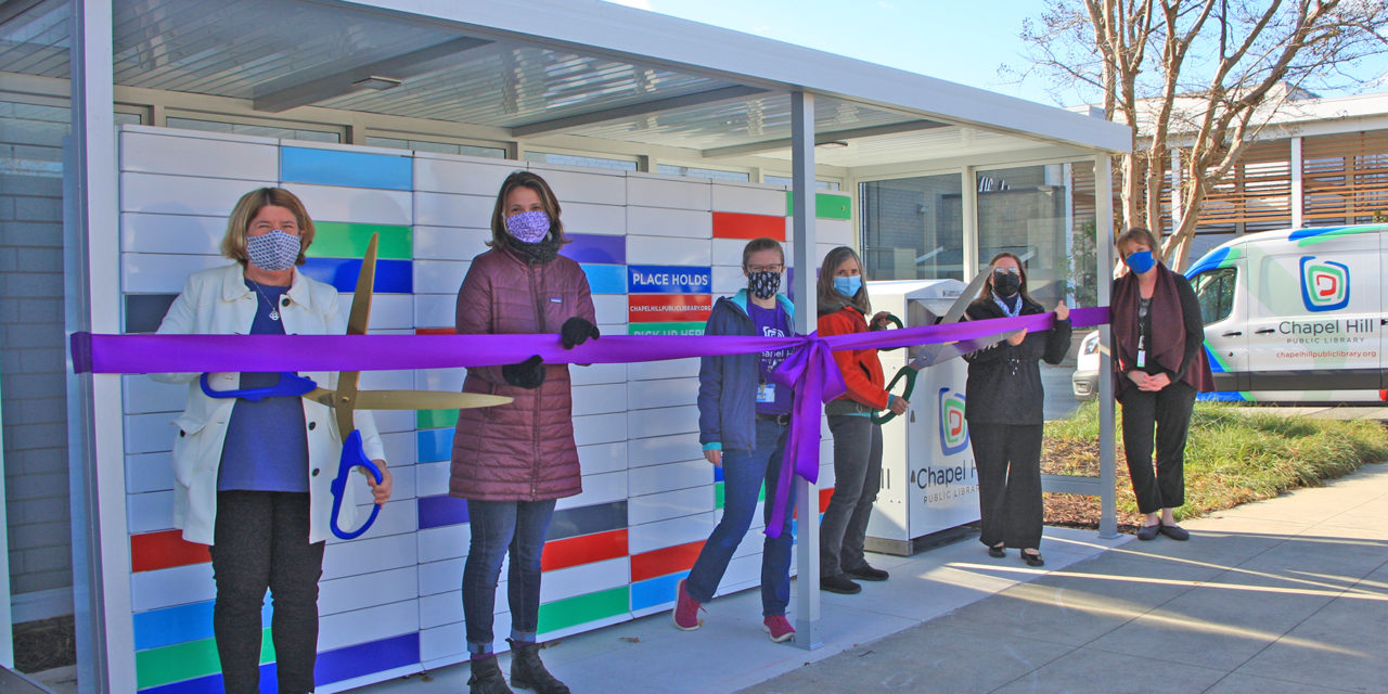 Chapel Hill Public Library Unveils University Place Mall Lockers